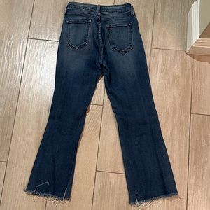 Cropped leg flare Jean
